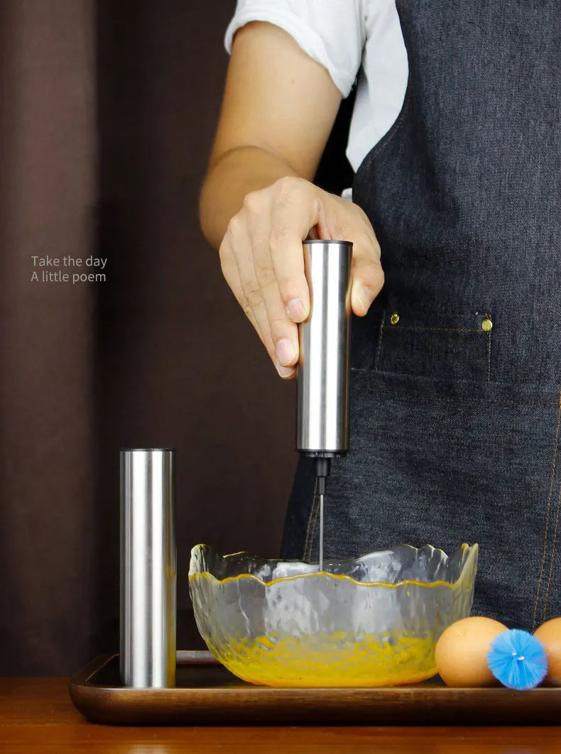 Mini Portable Electric Milk Frother Foam Maker Handheld Foamer High Speeds Drink Mixer Frothing Wand for Stirrer Coffee Cappucci
