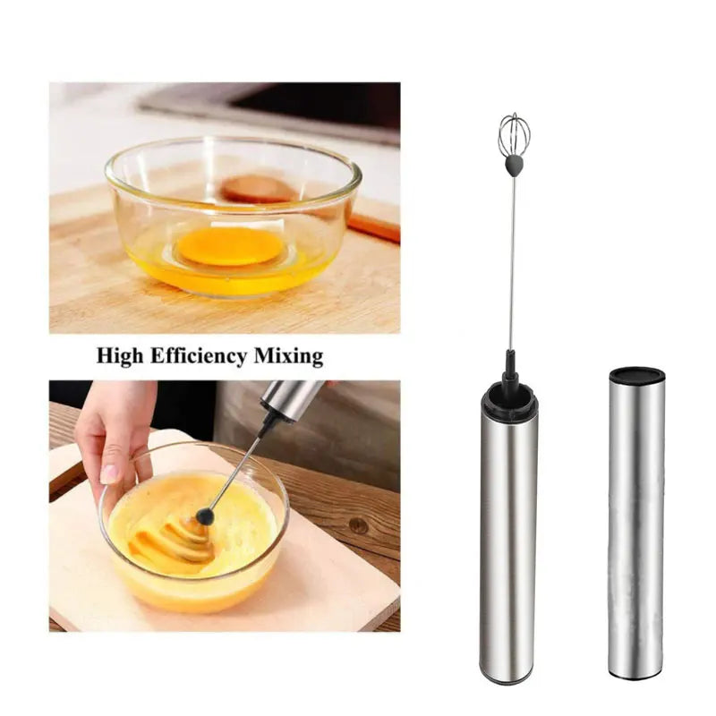 Mini Portable Electric Milk Frother Foam Maker Handheld Foamer High Speeds Drink Mixer Frothing Wand for Stirrer Coffee Cappucci