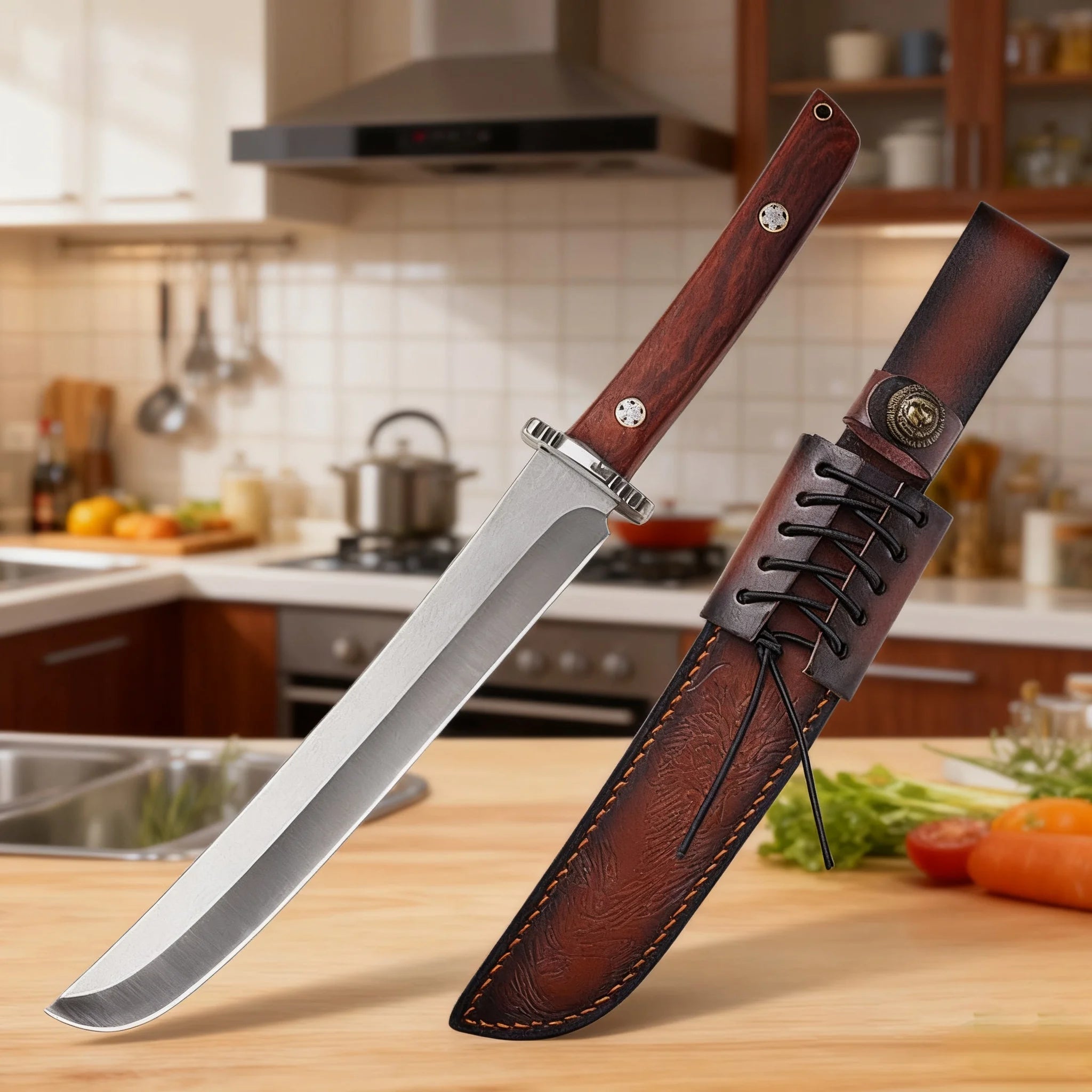 Professional Japanese kitchen knives high-hardness cooking knives kitchen boning and cutting knives chef knives with knife cover