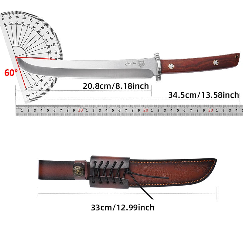 Professional Japanese kitchen knives high-hardness cooking knives kitchen boning and cutting knives chef knives with knife cover