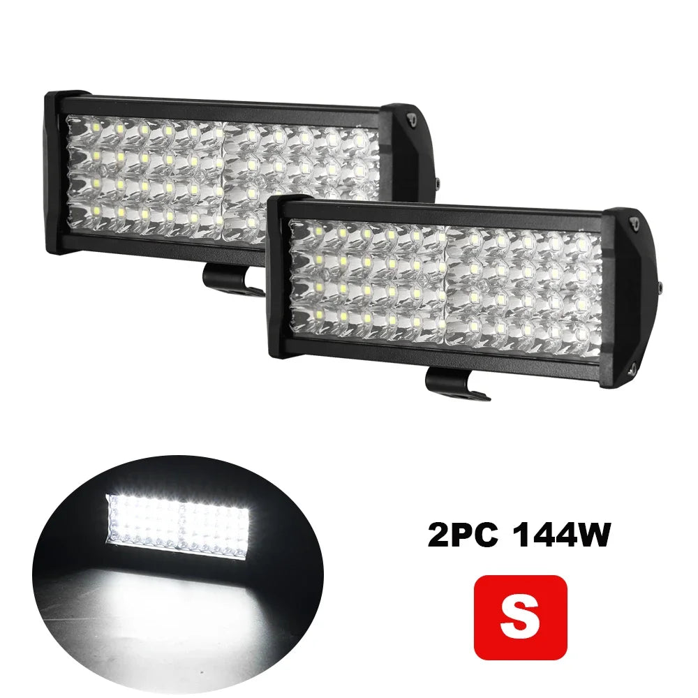 Work Light LED Light Bars Spot Flood Beam For Work Driving Offroad Boat Car Tractor Truck 12V Car SUV ATV UTV 4WD LED Headlight