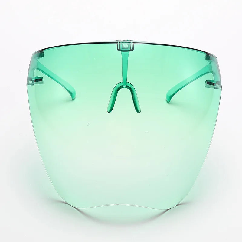 Full Face Sunglasses Mask Women Men Protective Faceshield Glasses Goggles Covered Spherical Lens Anti-Spray Cycling Sunglasses