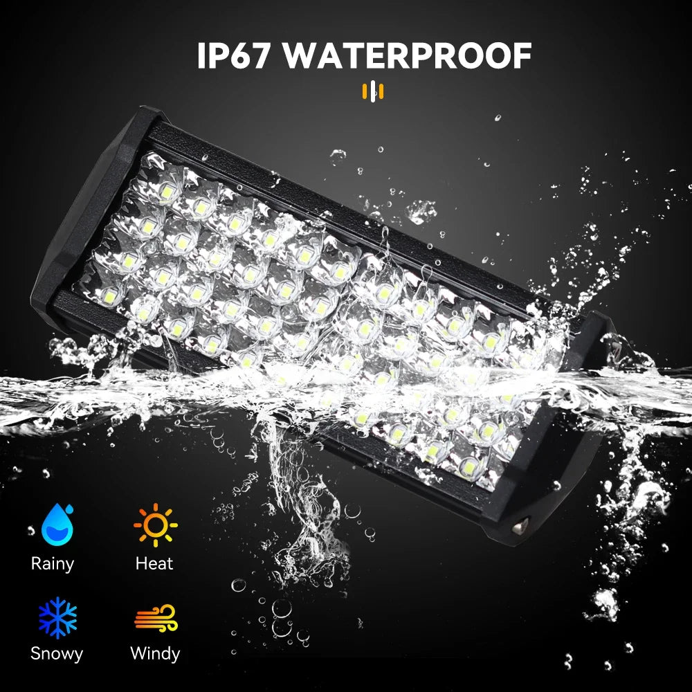 Work Light LED Light Bars Spot Flood Beam For Work Driving Offroad Boat Car Tractor Truck 12V Car SUV ATV UTV 4WD LED Headlight