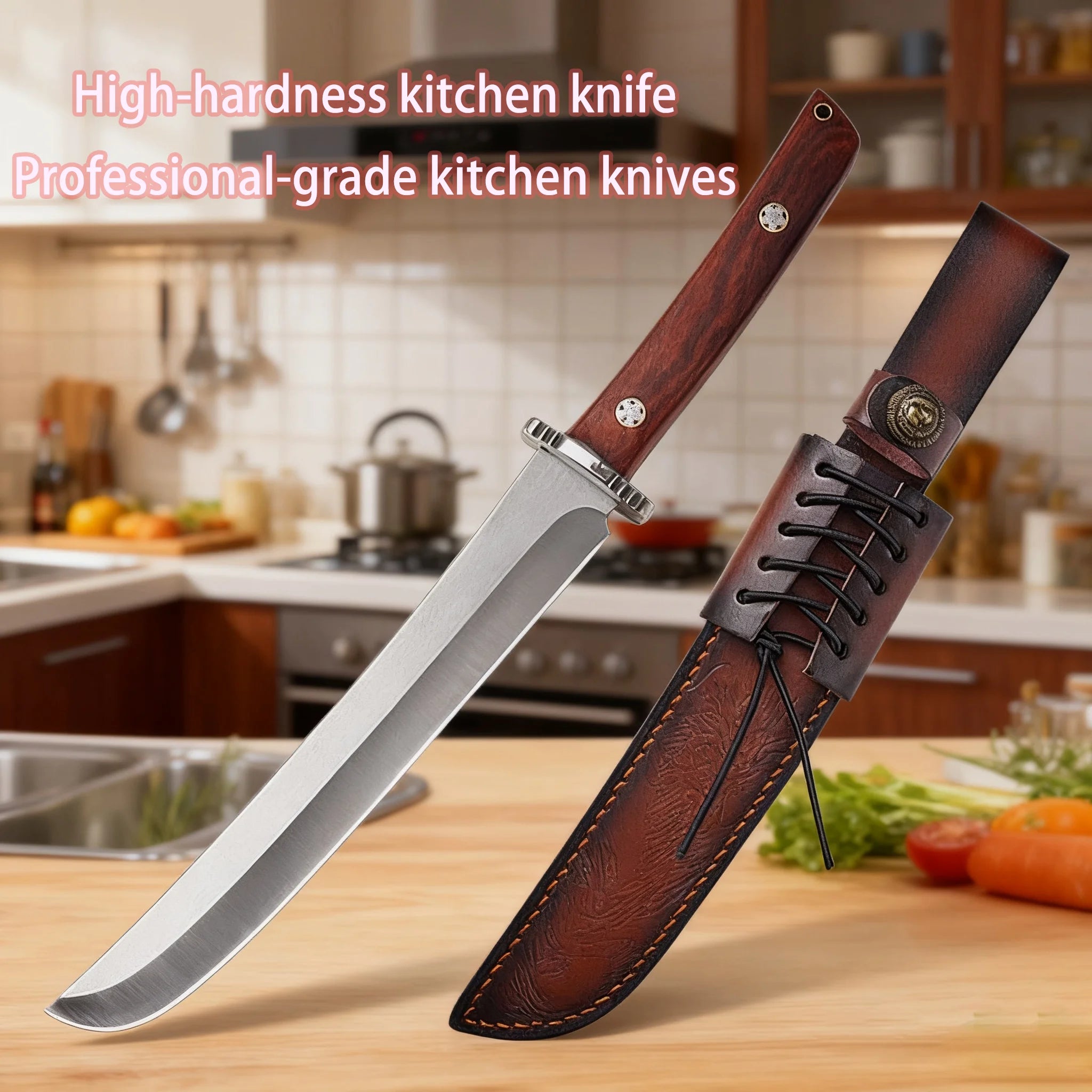 Professional Japanese kitchen knives high-hardness cooking knives kitchen boning and cutting knives chef knives with knife cover