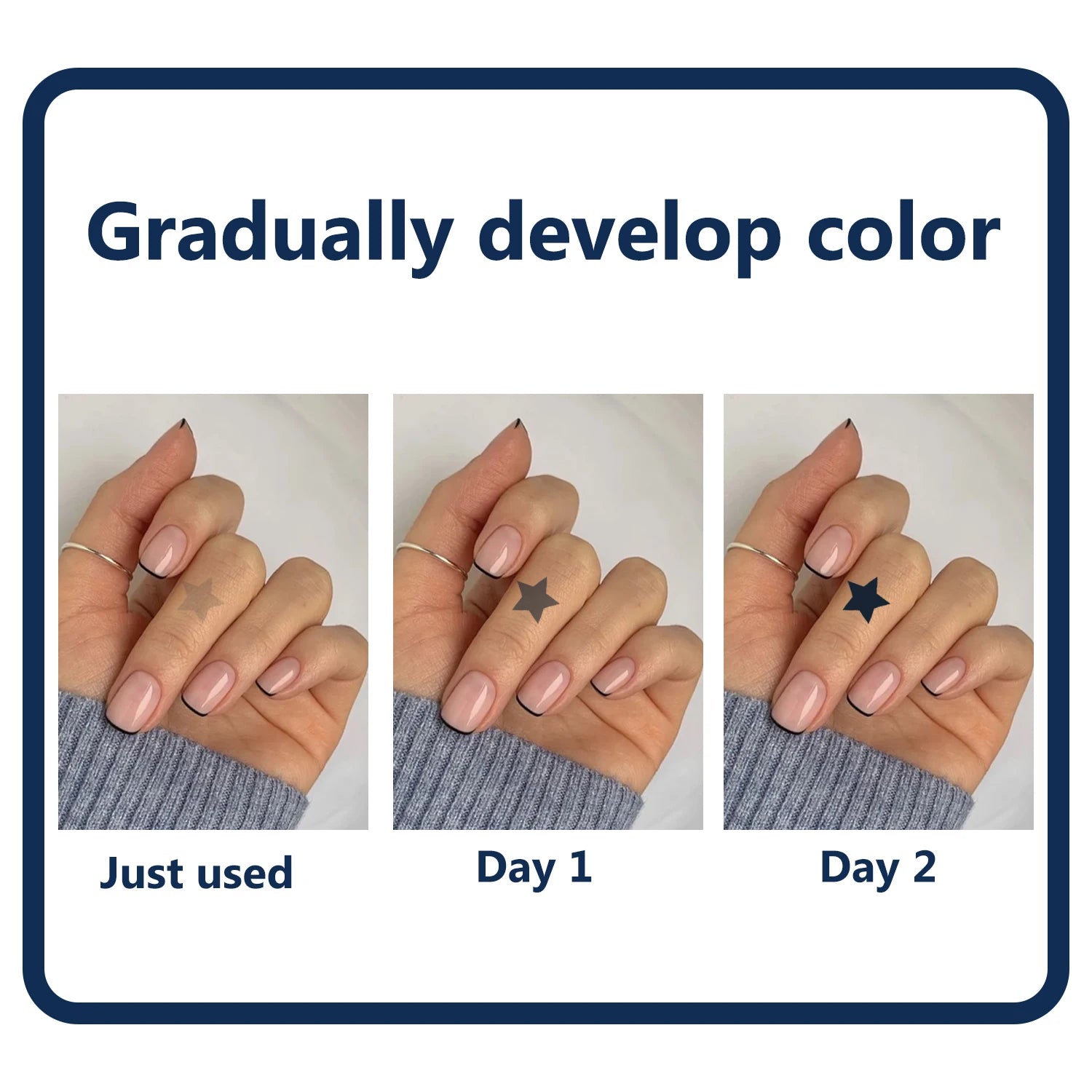 Semi-permanent tattoo, mini finger tattoo, henna, waterproof and anti-han tattoo - lasting 1-2 weeks