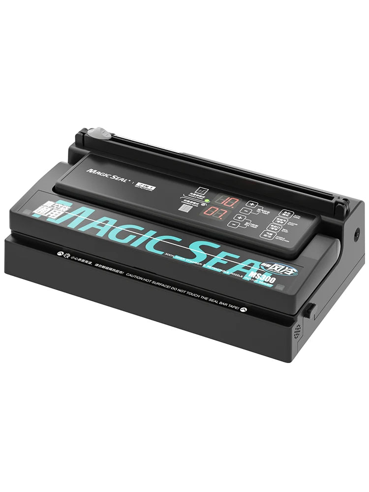 Vacuum Sealer Machine MAGIC SEAL MS300 for Food Plastic Packaging Sealer Mylar Bags Sealer Sealing machine Automatic Manual Mode