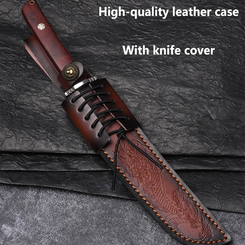 Professional Japanese kitchen knives high-hardness cooking knives kitchen boning and cutting knives chef knives with knife cover