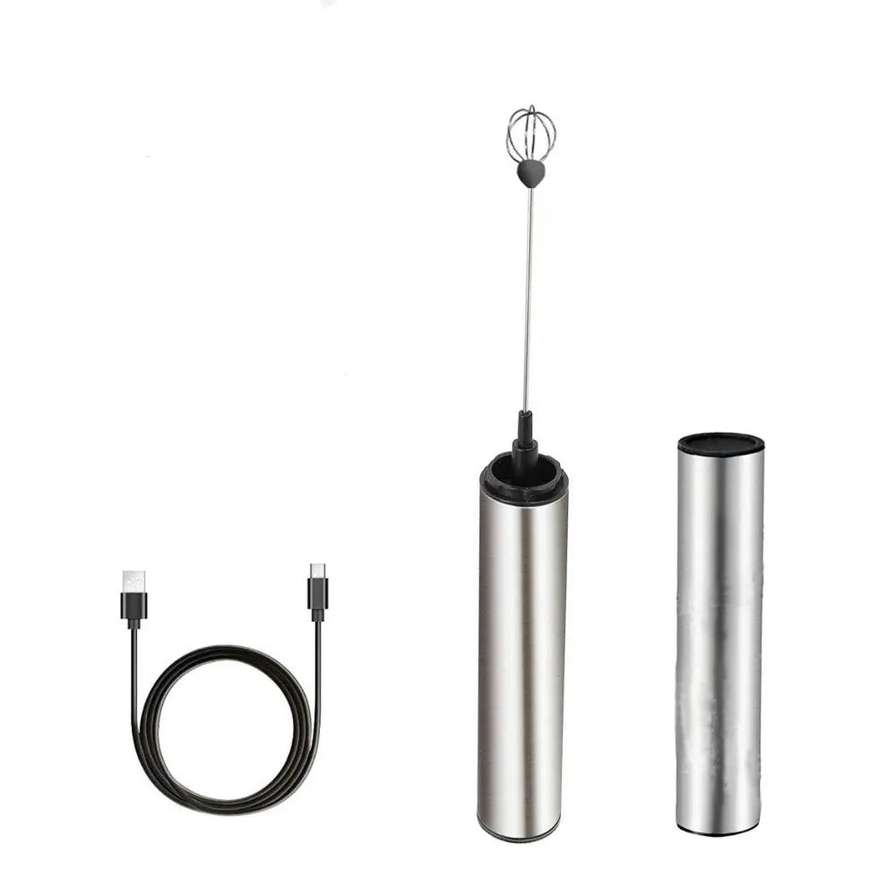 Mini Portable Electric Milk Frother Foam Maker Handheld Foamer High Speeds Drink Mixer Frothing Wand for Stirrer Coffee Cappucci